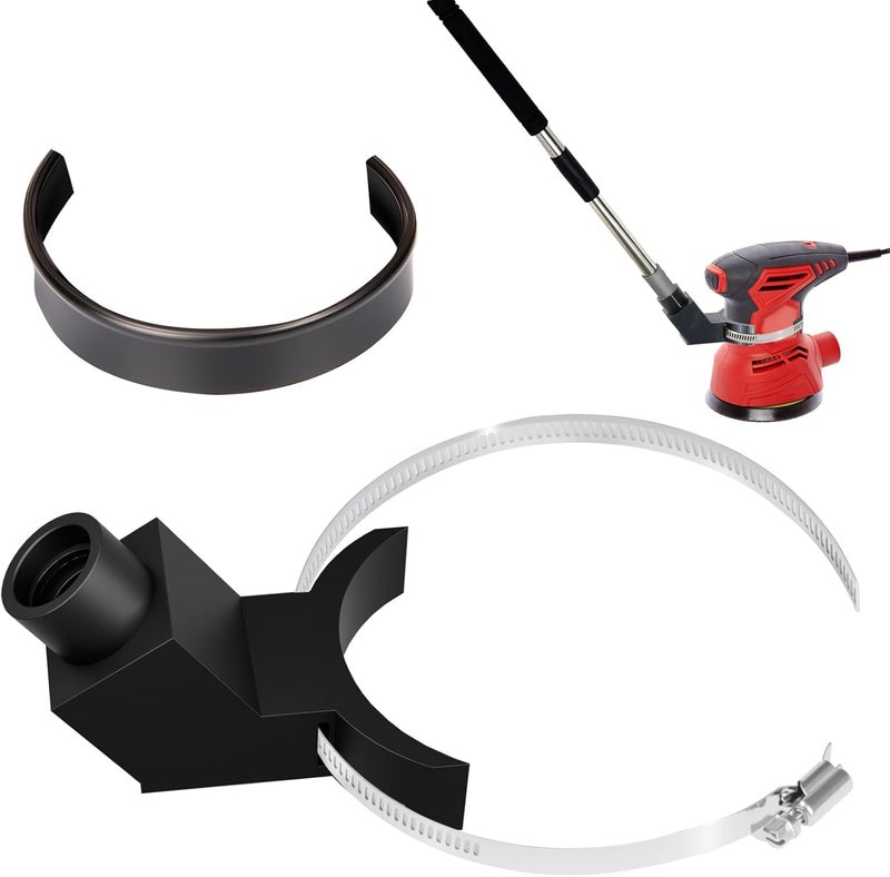 Extension Pole Adapter for Orbital Sander, Wood Deck Sanding Pole Holder Attachment